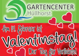 Valentinstag 2024 im Gartencenter Hüllhorst