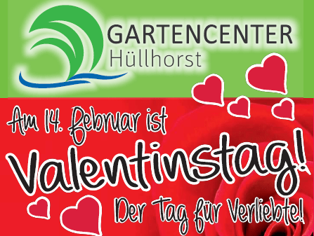 Valentinstag 2024 im Gartencenter Hüllhorst